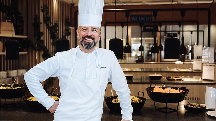Krister Dahl, ny Culinary Director på Compass Group Sverige.