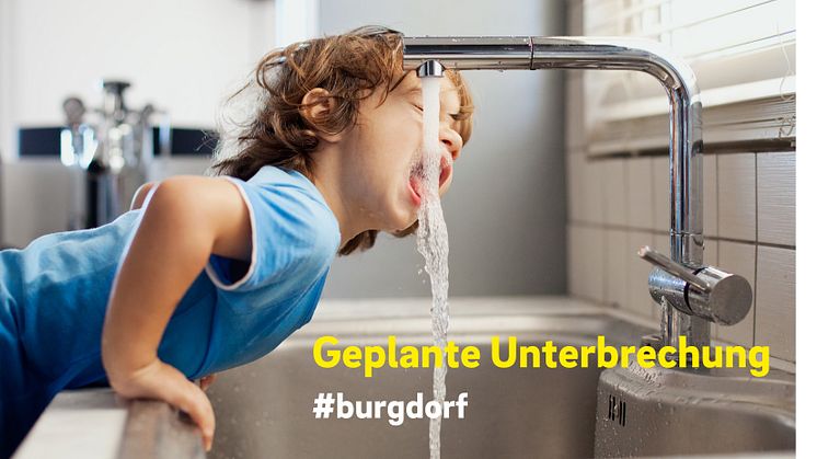 Unterbrechung der Wasserversorgung in Burgdorf - Bauarbeiten am Trinkwassernetz