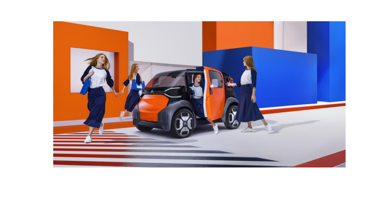 CITROËNS KONCEPTBIL ”AMI ONE” OMFAMNAR TILLGÄNGLGHET OCH DET URBANA LIVET