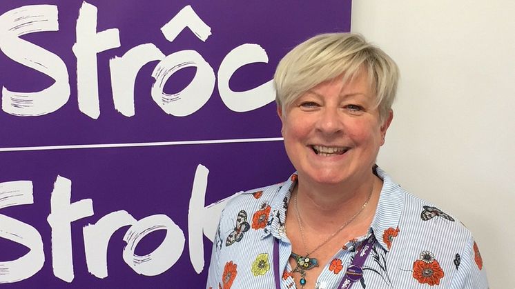 The Stroke Association’s Support Coordinator , Liz Atter, who is overseeing Caring and You