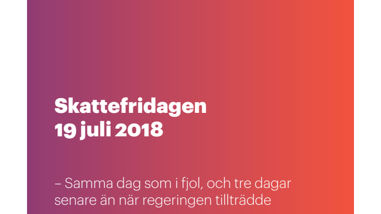 Skattefridagen 2018