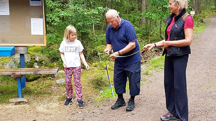 Invigning av Hälsostigen