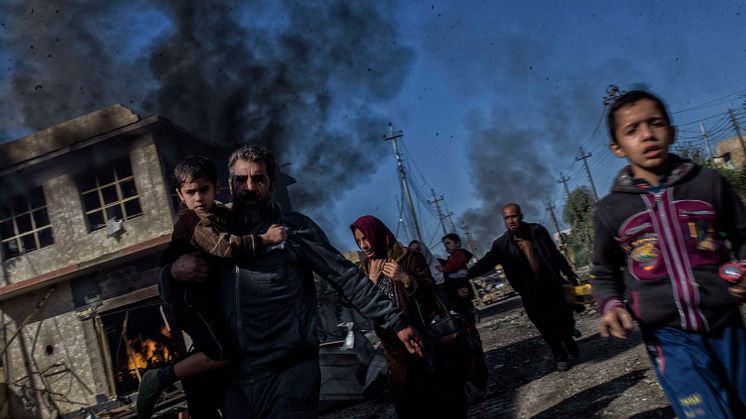 The Battle for Mosul - Rise of the white flag. Fotograf Juan Carlos