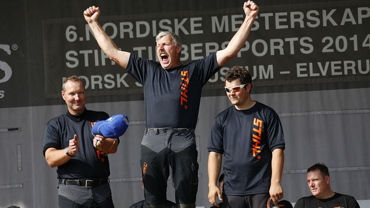 Dansk seier i nordisk mesterskap i Stihl Timbersports