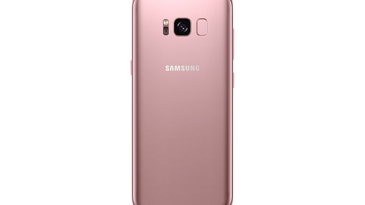 Samsung Galaxy S8 og S8+ kommer i den nye fargen Rose Pink.