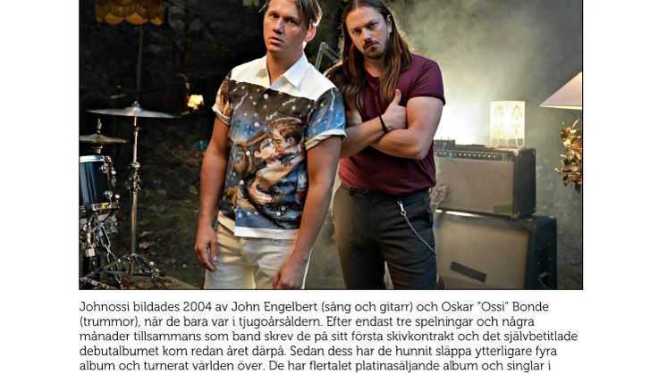 Johnossi till Furuviks Stora Scen