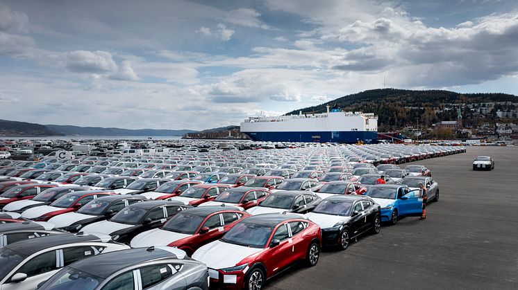Mustang Mach E Drammen havn 2021
