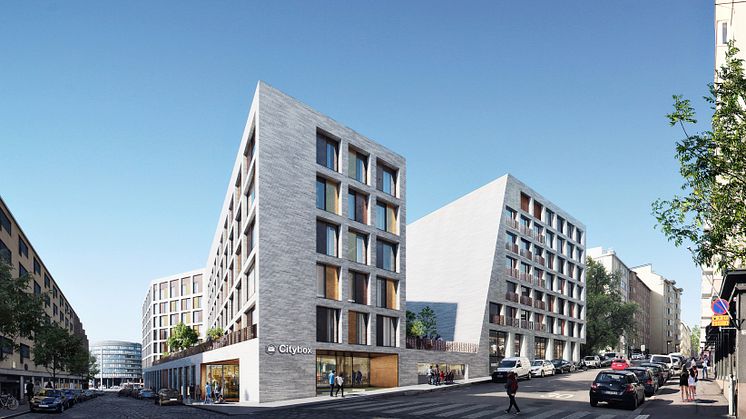 Illustrasjon av Citybox Helsinki