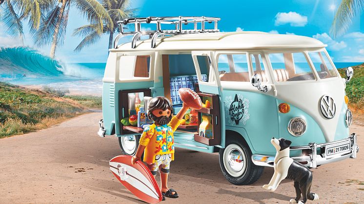 California Feeling mit dem 70826 Volkswagen T1 Camping Bus - Special Edition von PLAYMOBIL