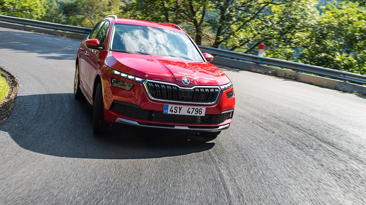 ŠKODA fejrer Tour de France i Danmark med udstyrsmodellerne KAMIQ Tour de France og SCALA Tour de France til skarpe priser.