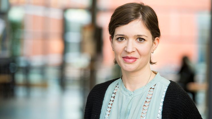 Karin Bergman Rimbe, universitetslektor i didaktik är en av finalisterna i den nationella tävlingen Forskar Grand Prix. 