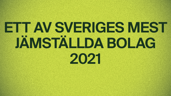 Wallenstam placerar sig på 16 plats av totalt 320 bolag som rankas i Allbrightrapporten.