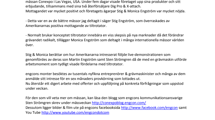 Världsledande företag satsar på USA