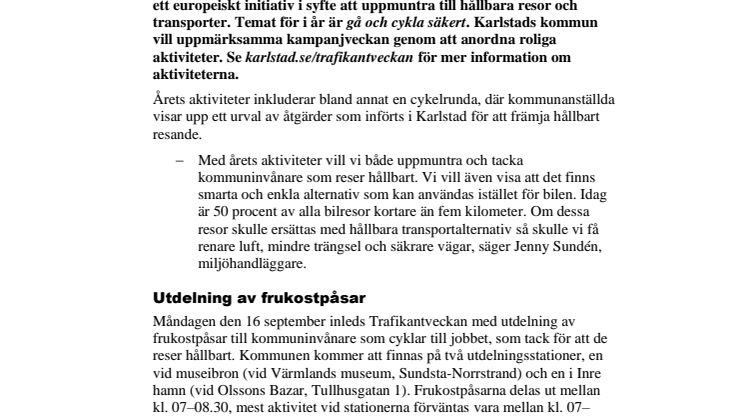 Trafikantveckan 2019