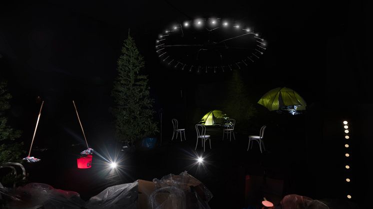 Installationsbilder, Peter Geschwind, Haunted House: A Trailer 