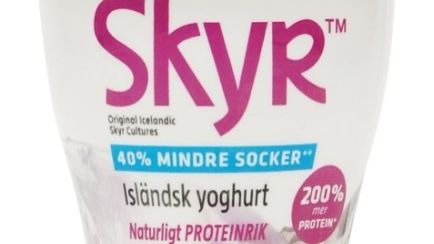 Nyhet! Skyr TM Isländsk yoghurt med 40% mindre socker!