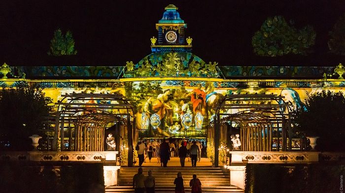 Illuminated Buildings during the Potsdam Palace Night 