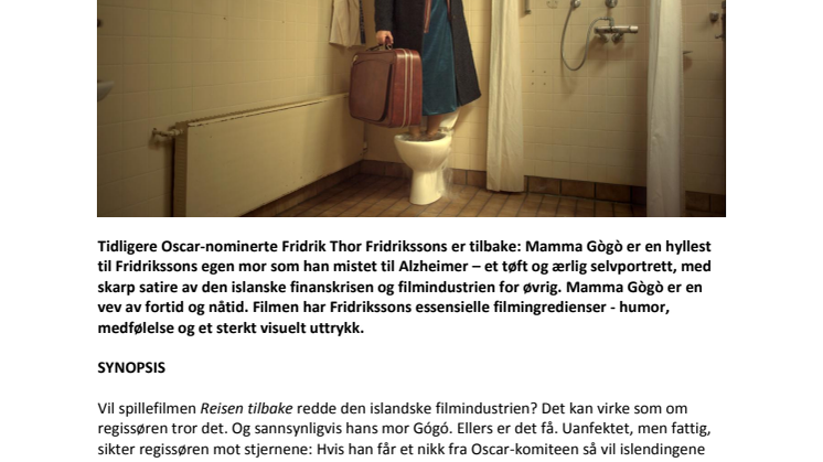 Mamma Gògò: En film av Fridrik Thor Fridriksson