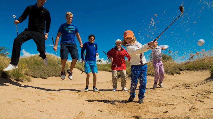 Lyckad insamling till juniorer för Halmstads golfturné 
