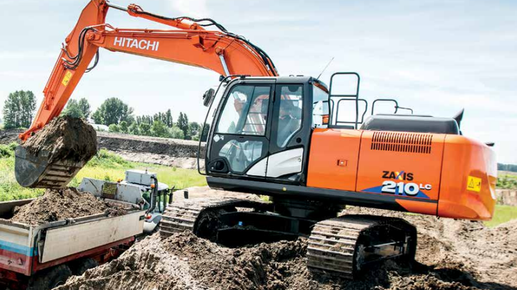 Broschyr Hitachi  ZX210-6/ZX210LC-6/ZX210LCN-6 bandgrävare