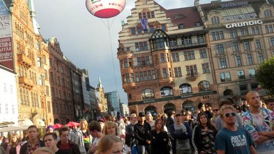 Gratis WiFi åt alla på Stortorget under Malmöfestivalen