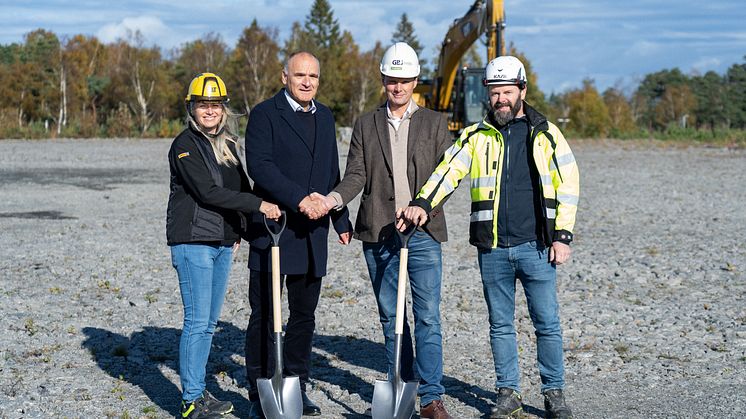 Byggstart Landvetter - handslag
