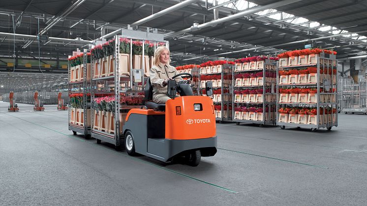 Toyota lanserar en ny serie med elektriska dragtruckar