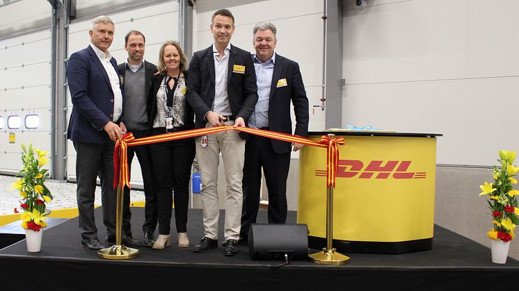 Invigning av DHL Express nya terminal på Landvetter flygplats