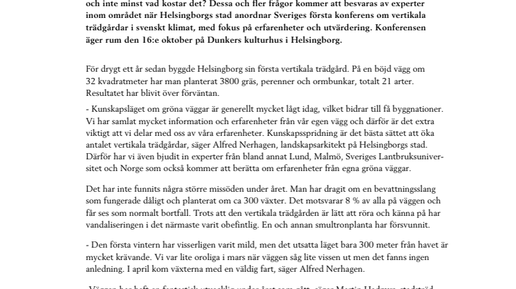 De gröna väggarna i Helsingborg gömmer en viktig kunskap 