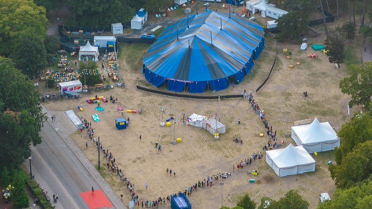 Manegen på Lördagsplan Malmöfestivalen 2022