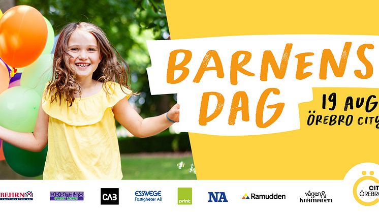 Nu arrangerar vi barnens dag för andra året i rad i city, den 19 augusti