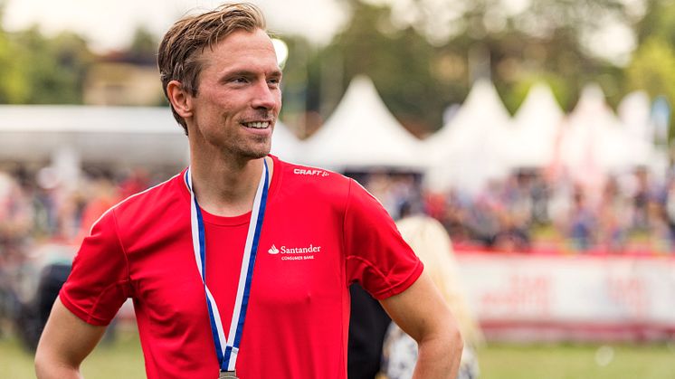 Johan Olsson ser fram emot att slå sin egen tid på årets Lindingölopp Fotograf; Hans Berggren