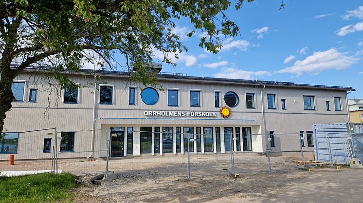 Orrholmens nya förskola.