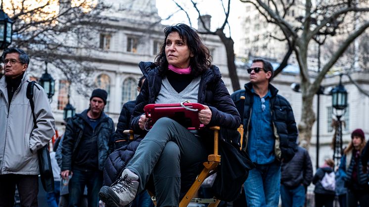 Susanne Bier på THE UNDOING-settet