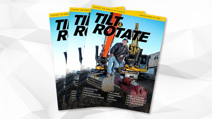 For all excavator enthusiasts – the latest issue of Tilt & Rotate is out now!