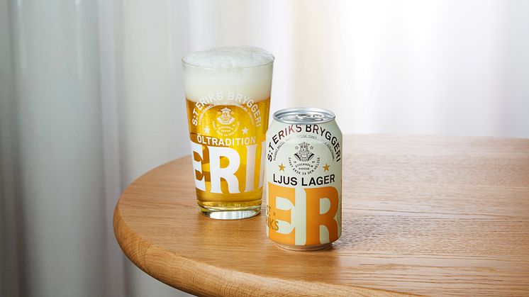 S:t Eriks Bryggeri lanserar en krispig ljus lager på burk. En svensk hantverksöl som utmanar storbryggerierna.