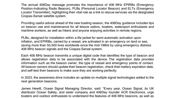 April 5 2023 - 406Day Signals Pre-Season Reminder of Life-Saving Benefits of 406 MHz Beacons.pdf