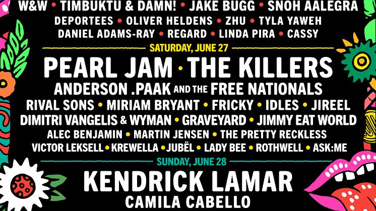 LOLLAPALOOZA STOCKHOLM 2020