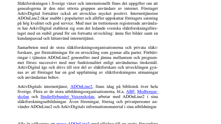 27 miljoner färgbilder åt släktforskarna