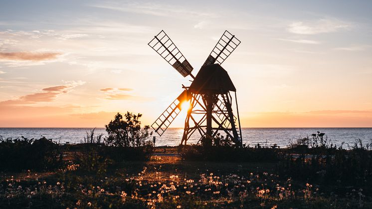 Skurkvarnen i Jordhamn i solnedgång Fotograf/Källa: Marcus Carlsson