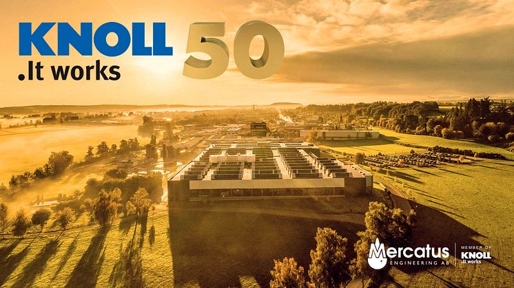 KNOLL Maschinenbau GmbH fyller 50 år.