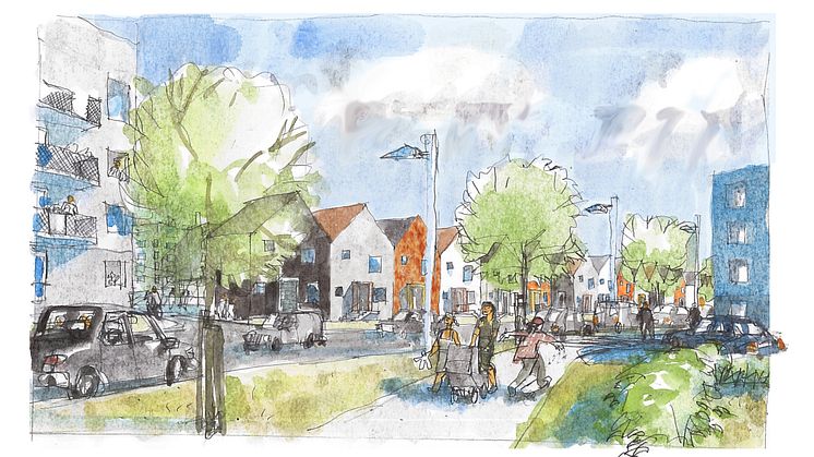 I nära samverkan med Väsbyhem utvecklas 219 nya bostäder i Upplands Väsby. 
