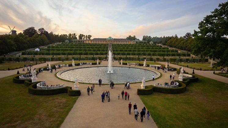 Schloss Sanssouci zur Schlössernacht (Foto: PMSG SPSG André Stiebitz)