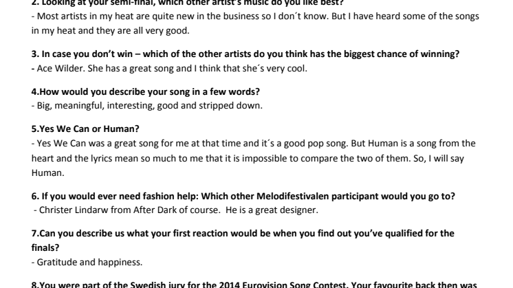 Oscar Zia Human  Q & A