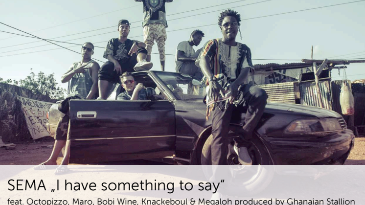 O-TÖNE - Viva con Agua Allstars Premiere: Internationale HIP HOP KOLLABO "SEMA - Say it!"