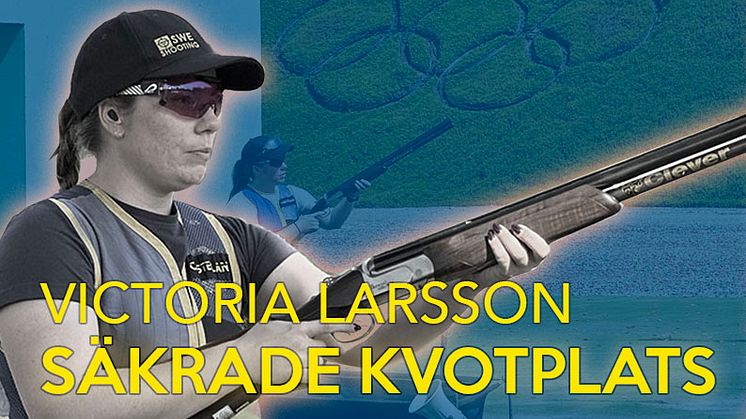 Victoria Larsson vann en kvotplats i OS-kvalet i Doha. Victoria blev fyra i finalen och det räckte för en kvotplats. 