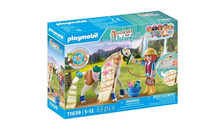 Ellie & Pferd mit Kreppeisen (71639) von PLAYMOBIL