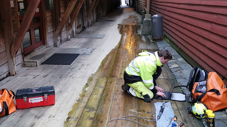 Overvåking av Bryggen i Bergen