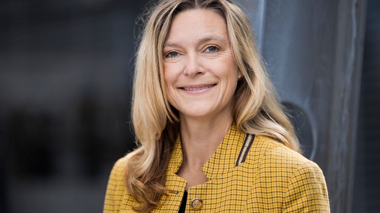 Lena Miranda, vd för Linköping Science Park, blir hedersdoktor vid Linköpings universitet. Foto: Peter Karlsson, Svarteld form & foto