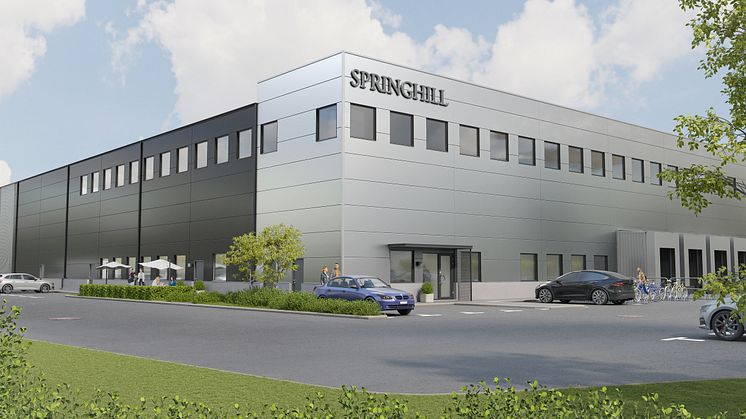 Springhill hyr 6 400 kvm i Wihlborgs nya logistikanläggning i Helsingborg  